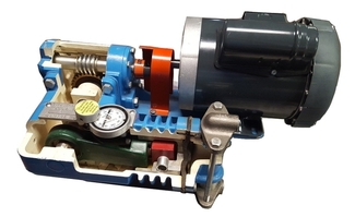 Heavy duty chemical metering pump